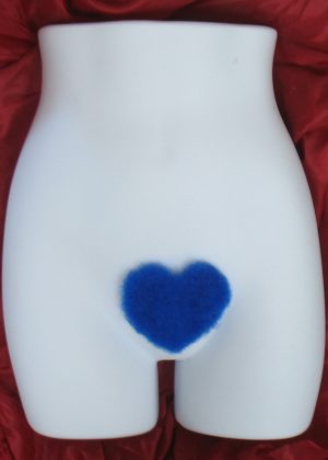 blue heart merkin