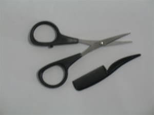 Scissors and Comb